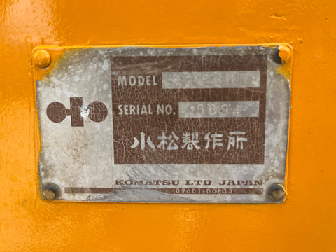 031.03 Komatsu PC28UU Mini Excavator S/N 5694