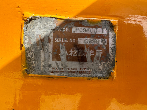 032.02 Komatsu PC38UU Mini Excavator S/N 2226