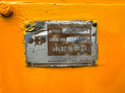 035.02 Komatsu PC38UU Mini Excavator S/N 1289