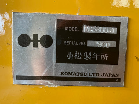 028.01 Komatsu PC38UU Mini Excavator S/N 1930