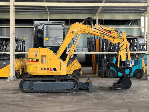 029.01 Komatsu PC28UU Mini Excavator S/N 3372