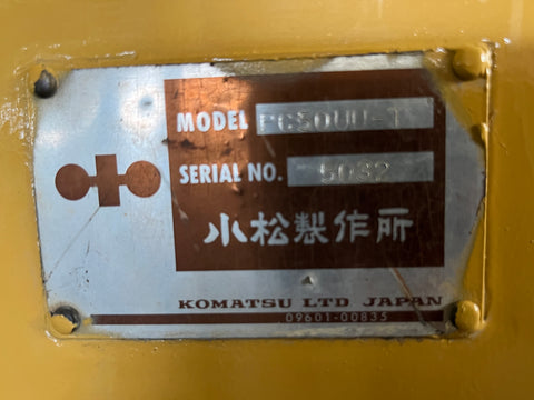 029.04 Komatsu PC50UU Mini Excavator S/N 5032