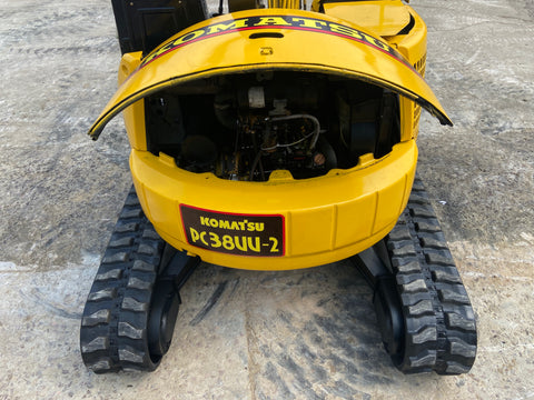 024.03 Komatsu PC38UU-2 Mini Excavator S/N 4479