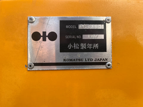 030.02 Komatsu PC38UU Mini Excavator S/N 1497