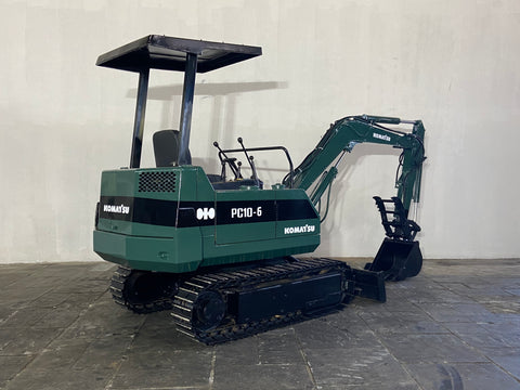 018.02 Komatsu PC10-6 Mini Excavator S/N 22174