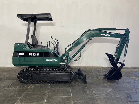 018.02 Komatsu PC10-6 Mini Excavator S/N 22174