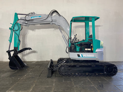 018.07 Komatsu PC50UU Mini Excavator S/N 4517
