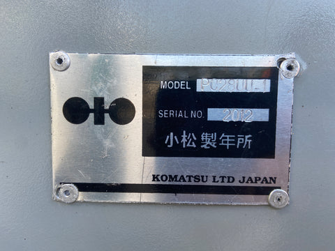027.01 Komatsu PC28UU Mini Excavator S/N 2012