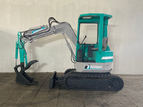 019.02 Komatsu PC28UU Mini Excavator S/N 2231