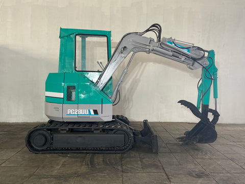 019.02 Komatsu PC28UU Mini Excavator S/N 2231