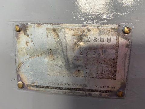 019.02 Komatsu PC28UU Mini Excavator S/N 2231