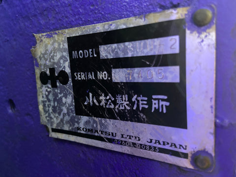 020.04 Komatsu PC28UU-2 Mini Excavator S/N 7405