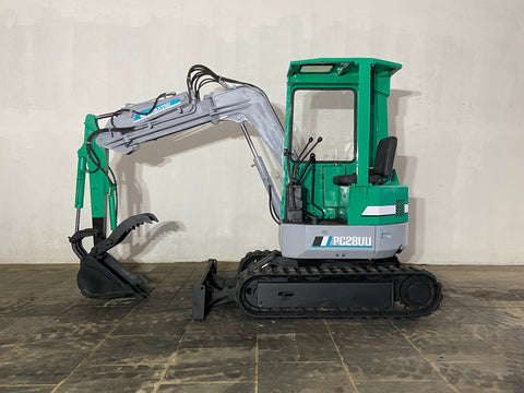 021.05 Komatsu PC28UU Mini Excavator S/N 3722