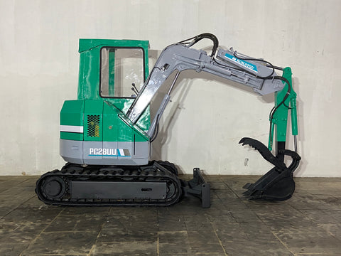021.05 Komatsu PC28UU Mini Excavator S/N 3722