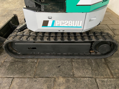 021.05 Komatsu PC28UU Mini Excavator S/N 3722