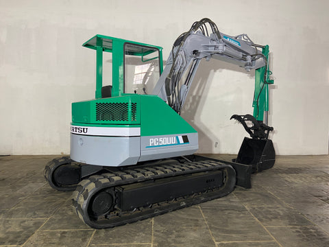 021.06 Komatsu PC50UU Mini Excavator S/N 3990