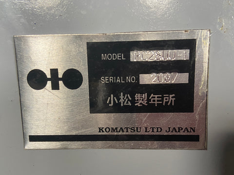 021.04 Komatsu PC28UU Mini Excavator S/N 2087