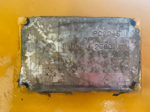 021.03 Komatsu PC20-5 Mini Excavator S/N 20600