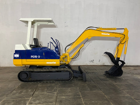 022.02 Komatsu PC15-2 Mini Excavator S/N 3269