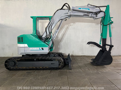 017.05 Komatsu PC50UU Mini Excavator S/N 1215