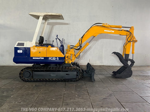 017.02 Komatsu PC20-5 Mini Excavator S/N 19836