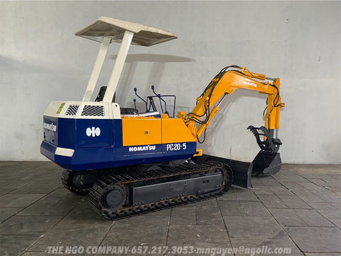 017.02 Komatsu PC20-5 Mini Excavator S/N 19836