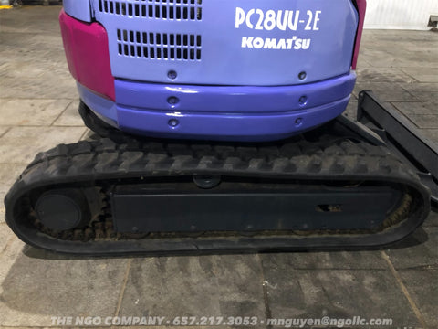 009.02 Komatsu PC28UU-2 Mini Excavator S/N 9977