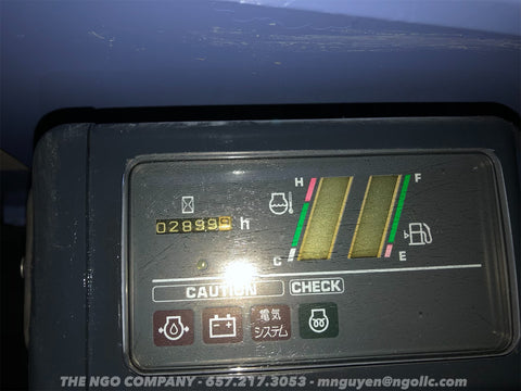 009.03 Komatsu PC28UU-2E Mini Excavator S/N 11581