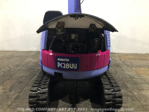 009.03 Komatsu PC28UU-2E Mini Excavator S/N 11581