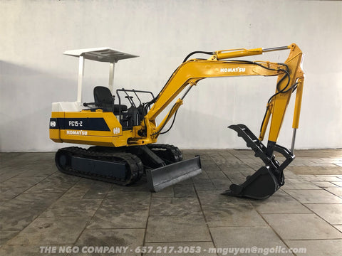 010.06 Komatsu PC15-2 Mini Excavator S/N 2865