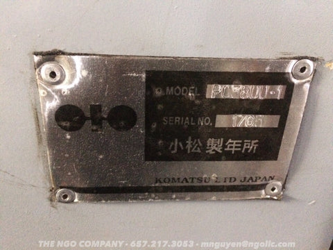 009.01 Komatsu PC38UU Mini Excavator S/N 1765