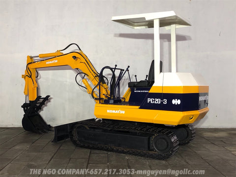 016.03 Komatsu PC20-3 Mini Excavator S/N 17477
