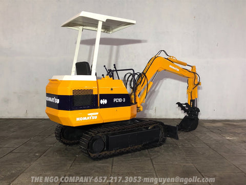 016.01 Komatsu PC10-3 Mini Excavator S/N 6657