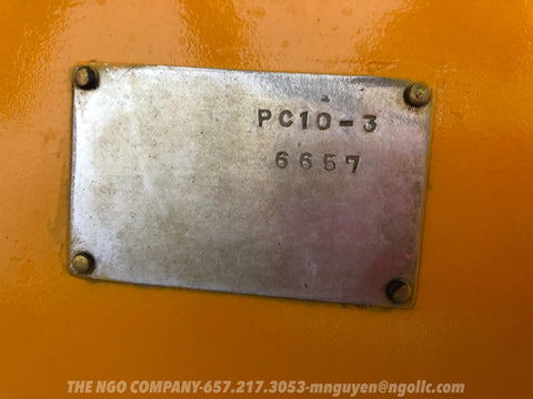 016.01 Komatsu PC10-3 Mini Excavator S/N 6657