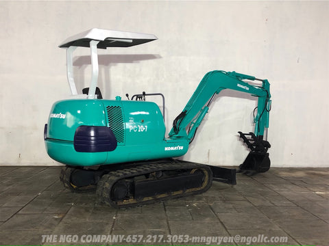 016.04 Komatsu PC20-7 Mini Excavator S/N 38361