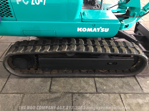 016.04 Komatsu PC20-7 Mini Excavator S/N 38361