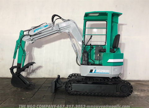 016.05 Komatsu PC28UU Mini Excavator S/N 1841