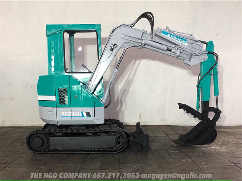 016.06 Komatsu PC28UU Mini Excavator S/N 2090