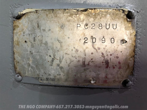 016.06 Komatsu PC28UU Mini Excavator S/N 2090