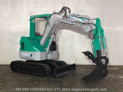 016.07 Komatsu PC28UU Mini Excavator S/N 5560