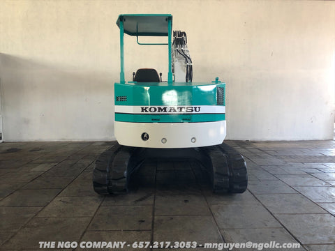 011.05 Komatsu PC38UU Mini Excavator S/N 1702