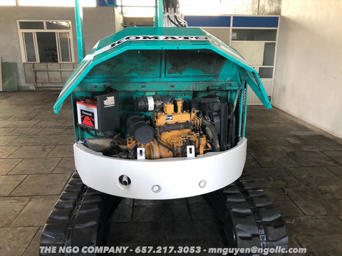 011.05 Komatsu PC38UU Mini Excavator S/N 1702