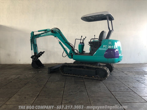 014.03 Komatsu PC20-7E Mini Excavator S/N 43185