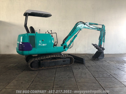 014.03 Komatsu PC20-7E Mini Excavator S/N 43185