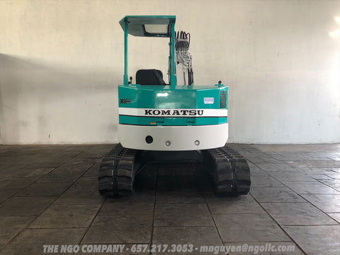 013.05 Komatsu PC38UU Mini Excavator S/N 1651