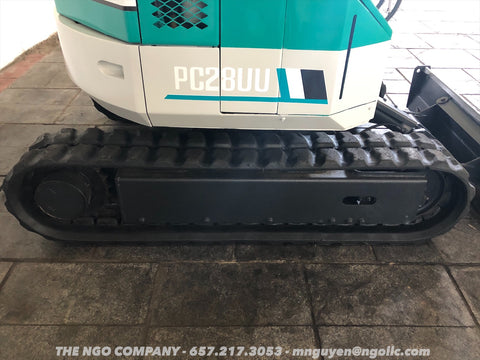 011.02 Komatsu PC28UU Mini Excavator S/N 4969