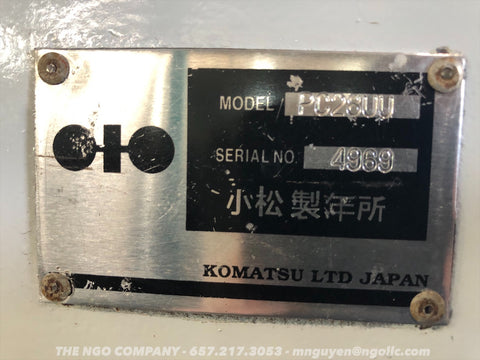 011.02 Komatsu PC28UU Mini Excavator S/N 4969