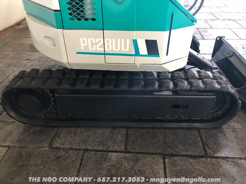 011.03 Komatsu PC28UU Mini Excavator S/N 6670