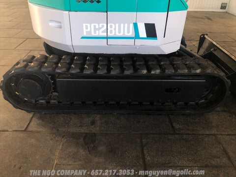 014.06 Komatsu PC28UU Mini Excavator S/N 5954