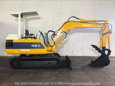 015.03 Komatsu PC20-3 Mini Excavator S/N 17239